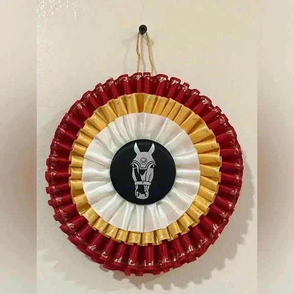 Equestrian Horse Show Ribbon Ornament - Picture 3 of 3